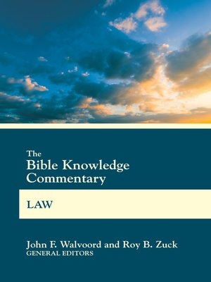cover image of BK Commentary Law